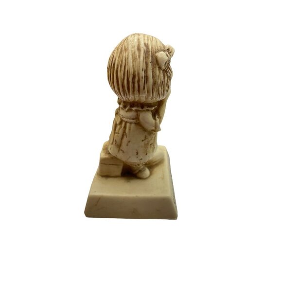 R&W Berries Vintage Resin Kid 1975 Figurine Sorry to See You Go - Picture 4 of 5